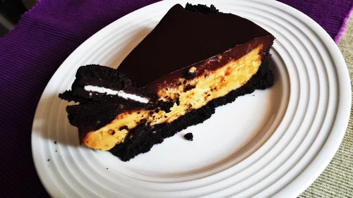 Ciasto oreo z masłem orzechowym