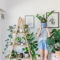 Regał zrobiony z drabiny-DIY