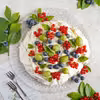 Beza Pavlova z kremem bazyliowym