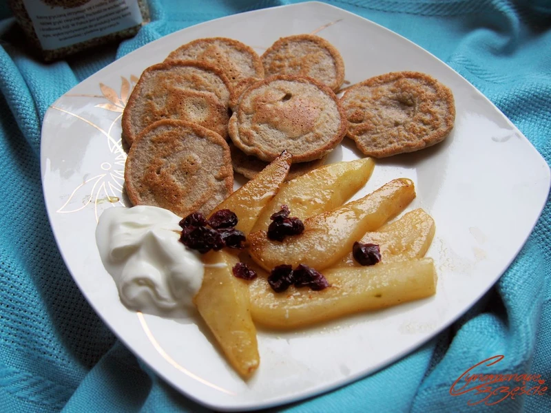 Fit gryczane placuszki z gruszką