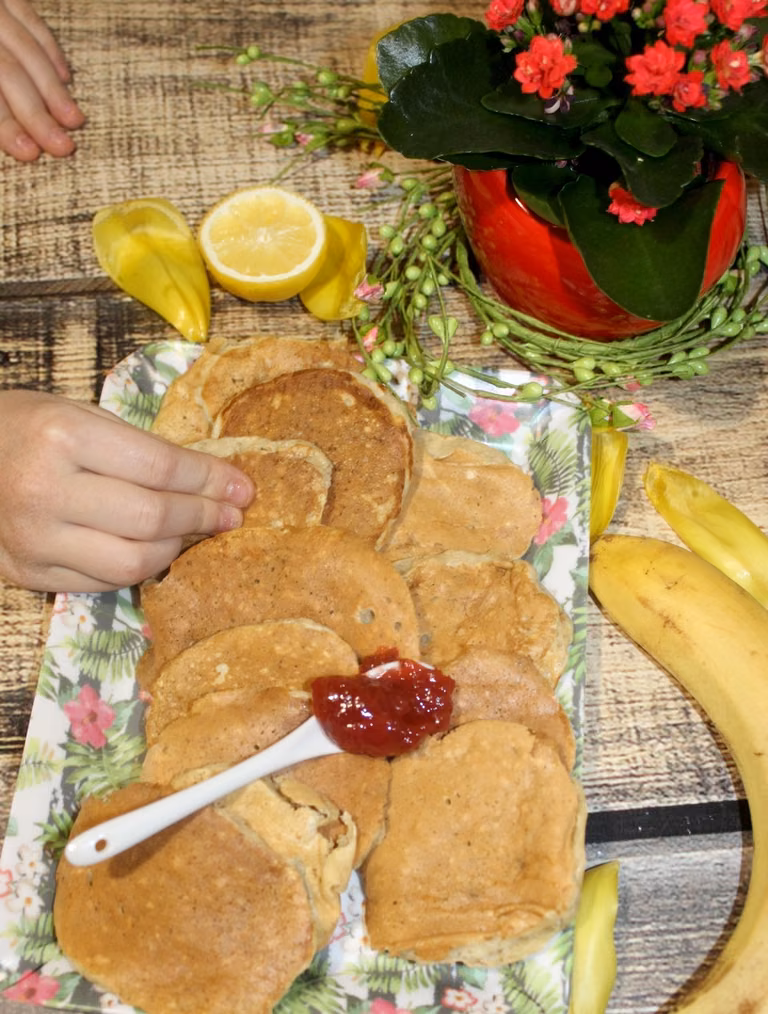 Placuszki bananowe na kefirze