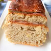 Drożdżowy bananowy chlebek
