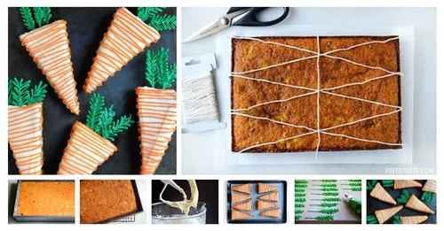 Ciekawa kompozycja z ciasta