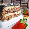 Mazurek razowy bez pieczenia