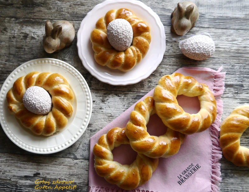 wianuszki i zajączki wielkanocne
