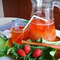 Kompot rabarbarowo truskawkowy. Wiosenna moc witamin.