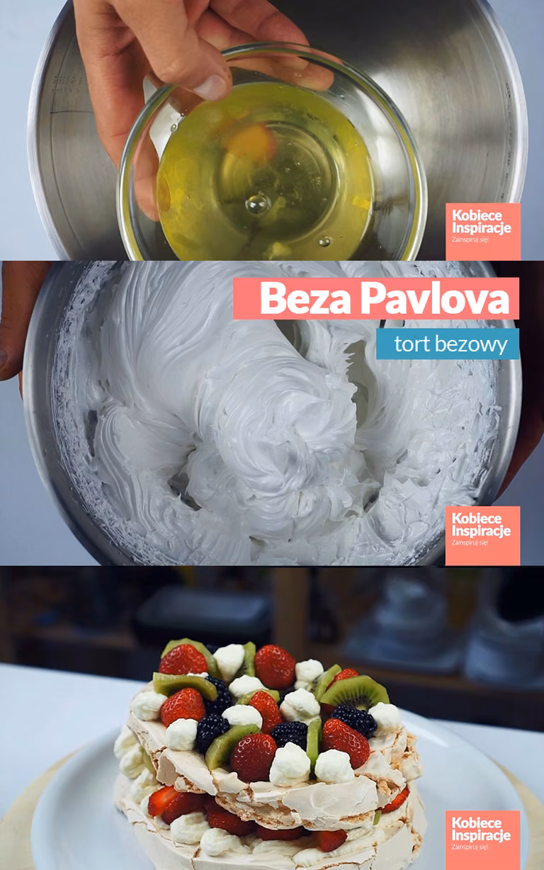 Beza Pavlova - tort bezowy