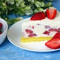 Lekki sernik z mascarpone i truskawkami <3