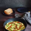 Frittata z twarogiem i boczkiem