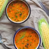 Chowder kukurydziany na mleku kokosowym