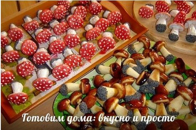 Ciasteczka grzybki