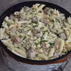 Rurki z klopsikami i pieczarkami w sosie śmietankowo-pieczarkowym