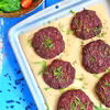 Pieczone kotlety z buraków