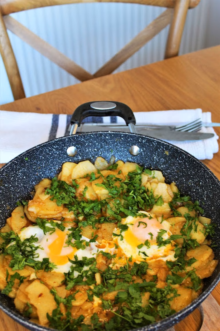 Huevos Rotos – wegetariańska tortilla z Wysp Kanaryjskich