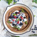Czekoladowy dutch baby - pieczony naleśnik
