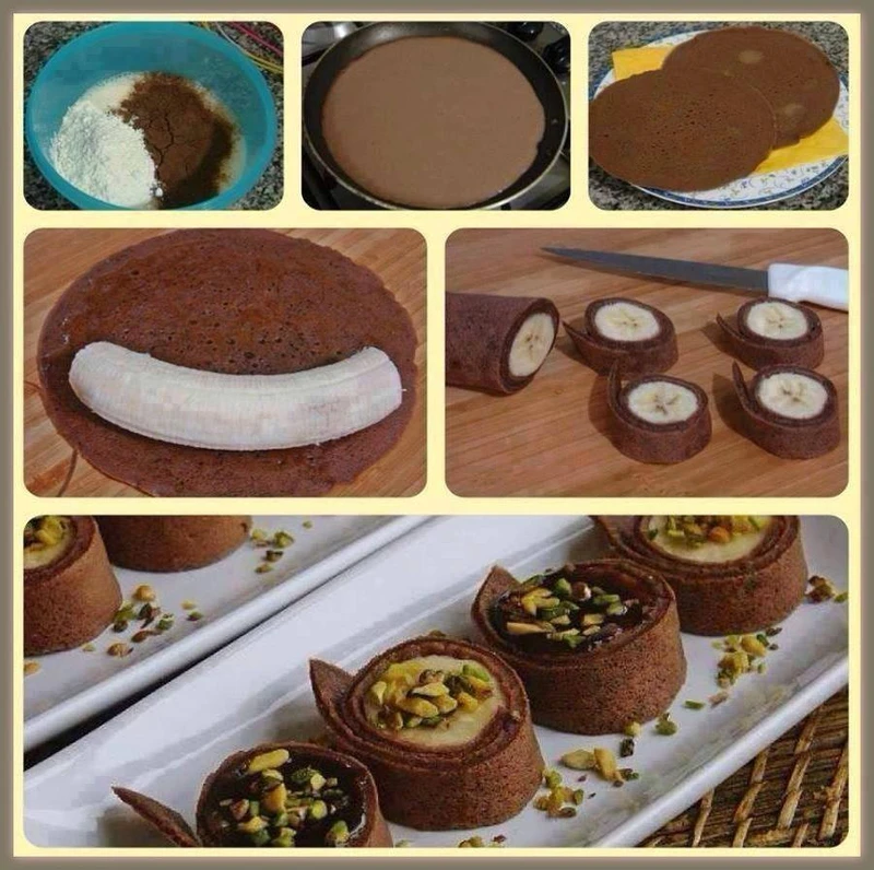 Bananowe sushi