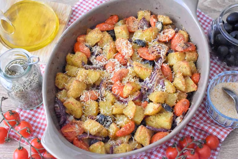 Pieczone ziemniaki po sycylijsku