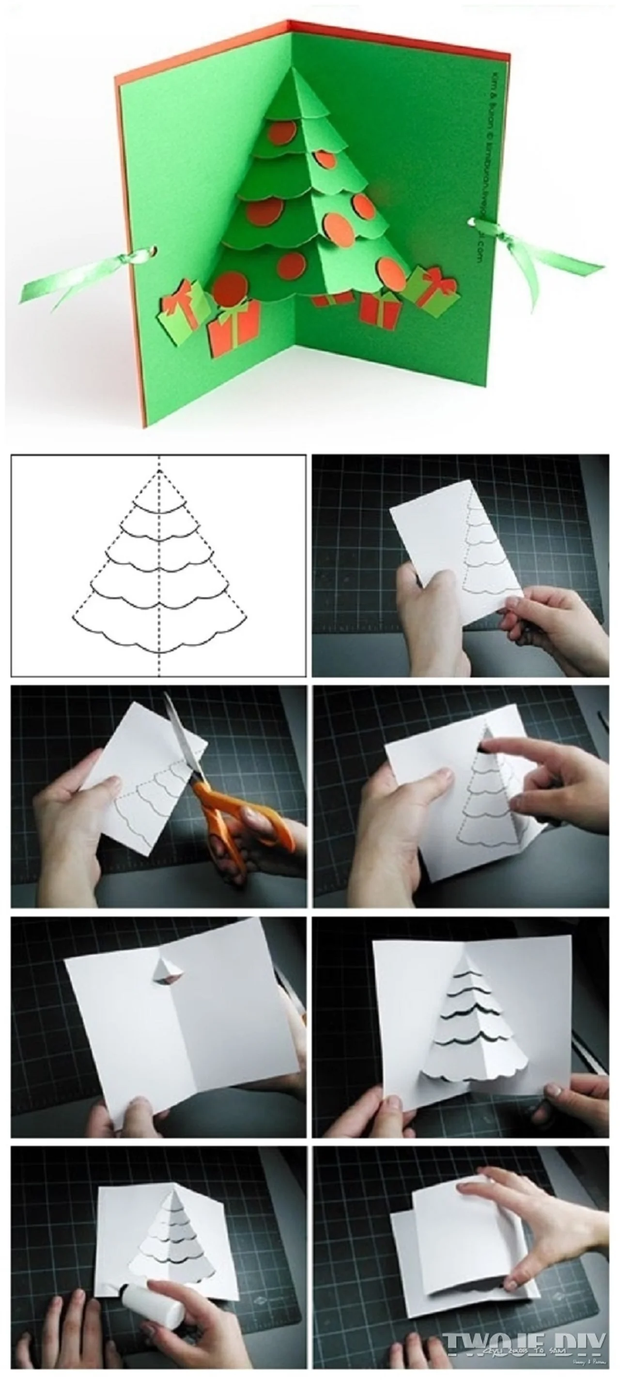 Świetny pomysł na kartkę świąteczną