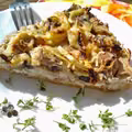 Tarta 3 SERY z pieczarkami