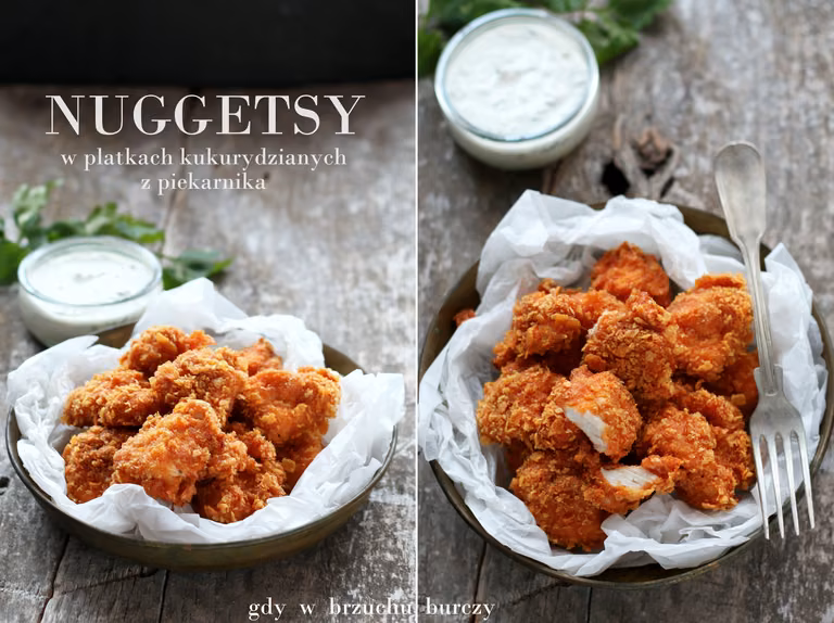 Nuggetsy z piekarnika