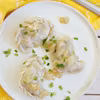 Pierogi z domowym pasztetem
