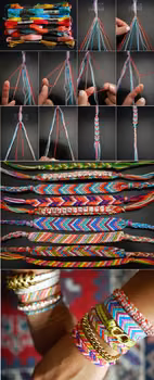 DIY- ręcznie robione bransoletki