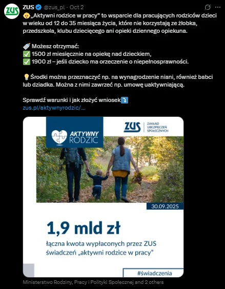 Zdjęcie Wyższa emerytura dla Babci opiekującej się wnukiem! ZUS przypomina o opcji dofinansowania składek #1