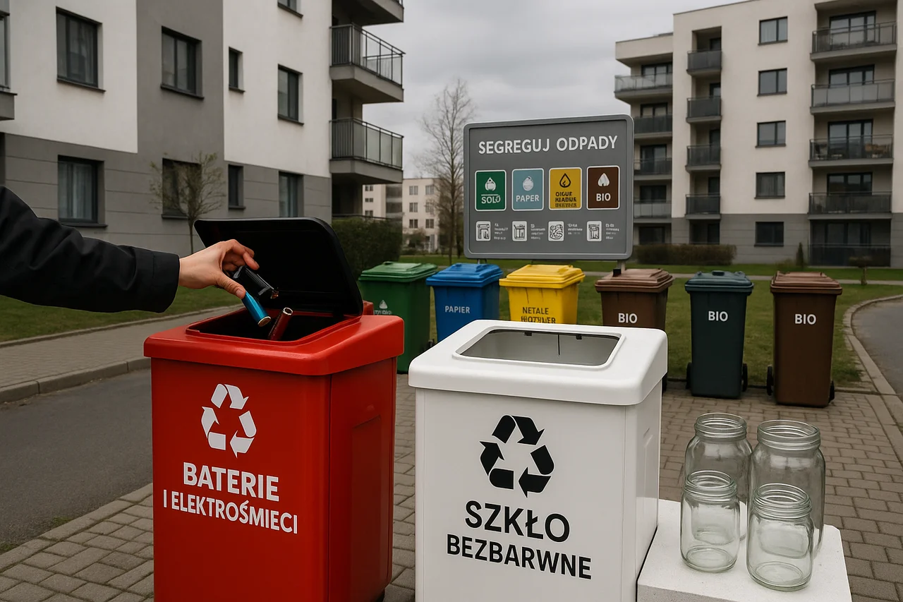 Uwaga! Nowe zasady segregacji śmieci w Polsce – pojawiły się białe i czerwone kosze