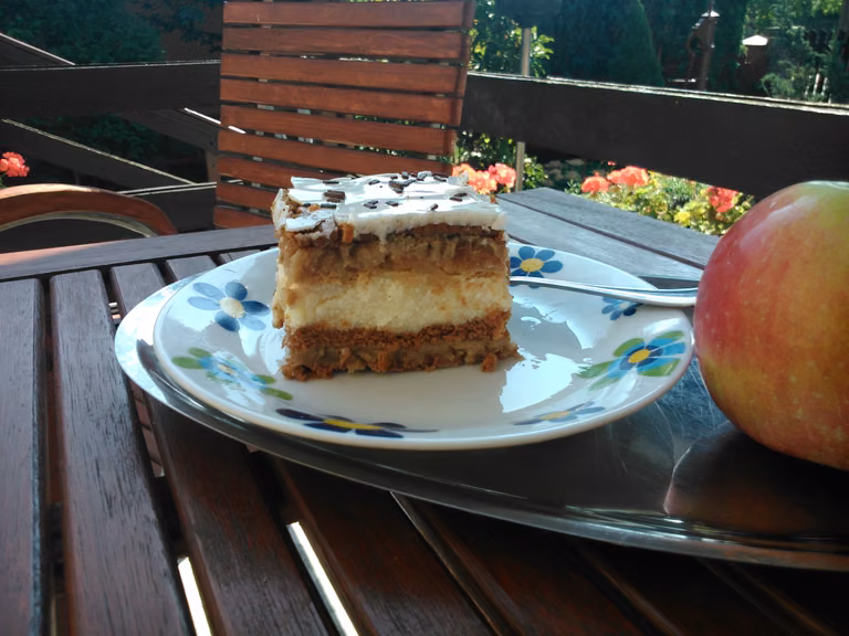 stefanka jabłkowo-kremowa bez pieczenia