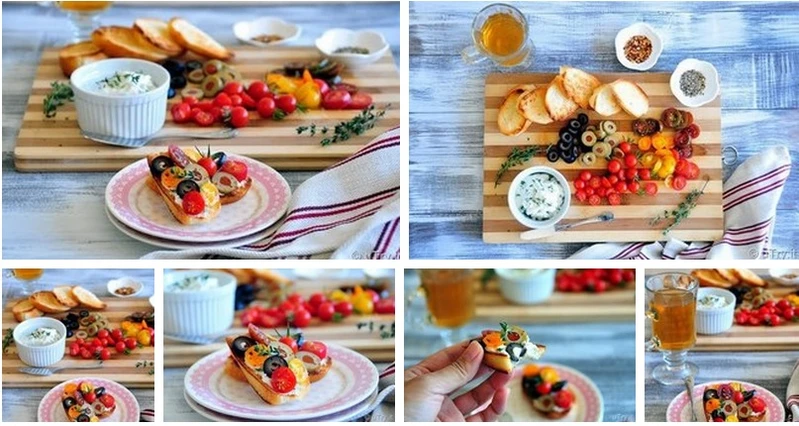 Crostini z Kozim Serem