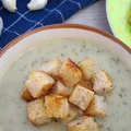 Zupa krem z pieczonej cukinii i czosnku