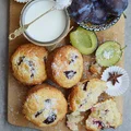 Muffinki ze śliwkami