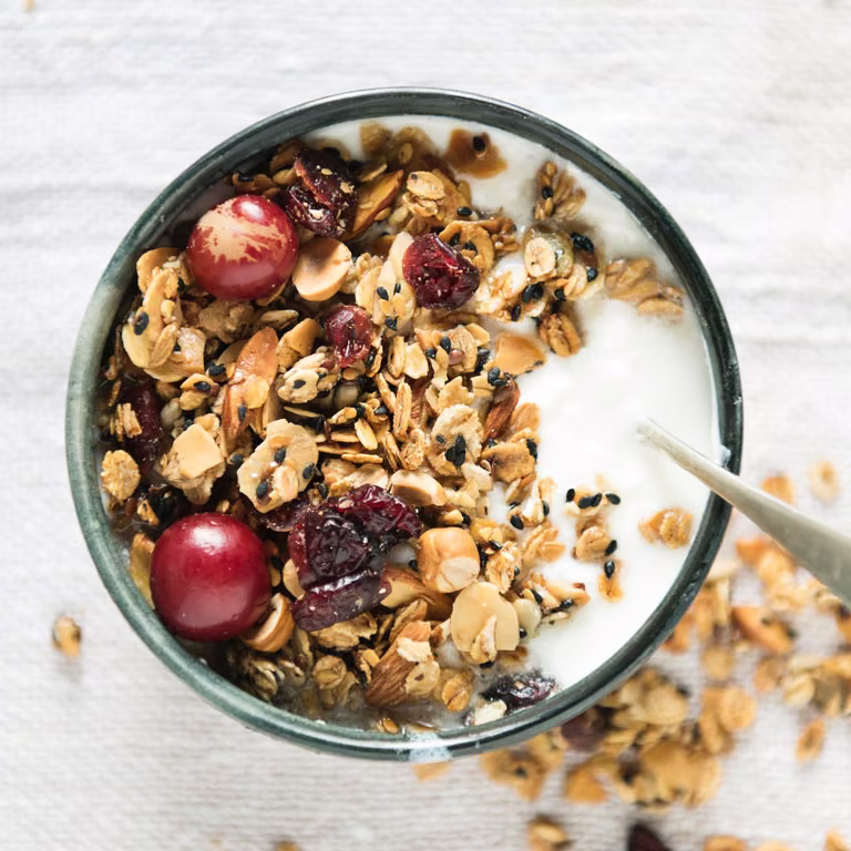 Granola z migdałami