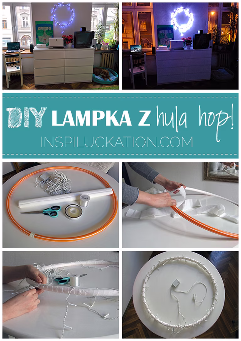 Lampka z HULA HOP