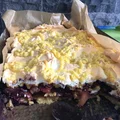 Ciasto ze śliwkami i borówkami