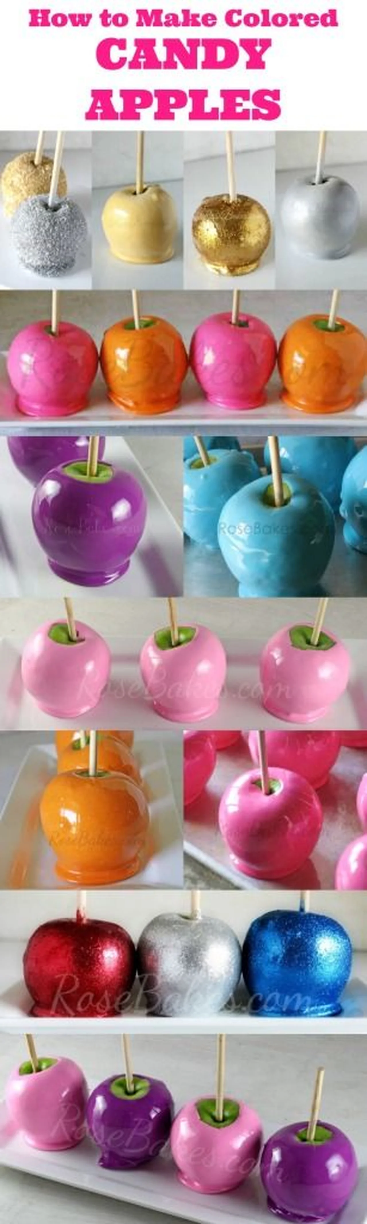 Kolorowe jabłka