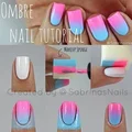 Ombre manicure.  Zrób to sama