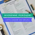 Wiosenne porządki - lista zadań do druku