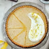 Tarta cytrynowa aromatyzowana zieloną herbatą z maślankowym kremem chantilly