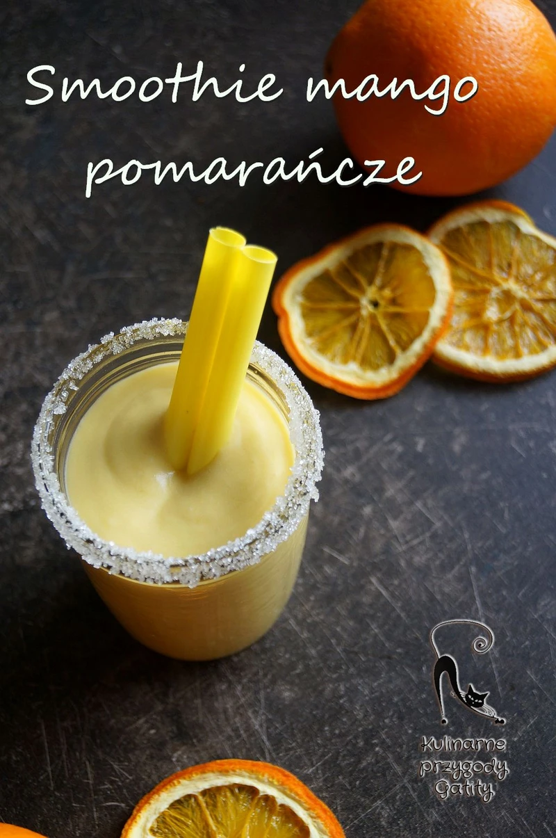Smoothie z mango i pomarańczą