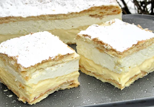 Najlepsza kremówka/napoleonka na cieście francuskim +FILM