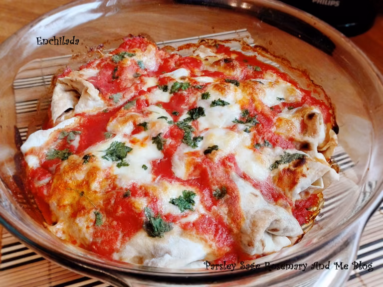 Meksykańska Wegetariańska Enchilada