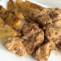 Pieczona pierś kurczaka z przyprawą gyros