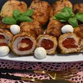 Roladki z mozzarellą i papryką