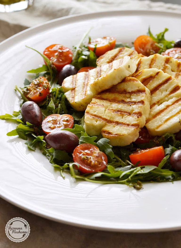 Grillowany ser halloumi