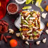 Lunchbox z kalafiorem pieczonym w cynamonie