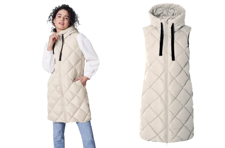 Zdjęcie Te pikowane kamizelki z Lidla za 55 zł robią furorę wśród kobiet! Wodoodporne, a lekko taliowany, długi krój robi super efekt #2