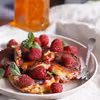 Placuszki z mascarpone i malinami