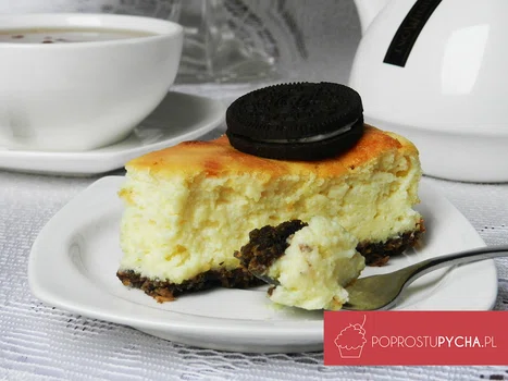 OBŁĘDNY SERNIK NA SPODZIE Z CIASTEK OREO! <3