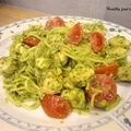 Spaghetti z pesto z rukoli